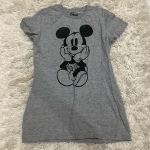 DISNEY - Gray Mickey Mouse T-shirt